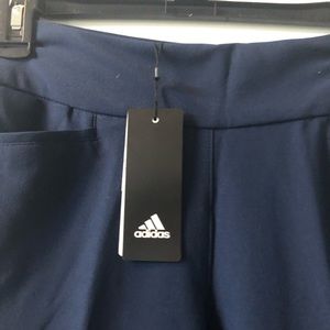 Adidas Ladies Navy Ankle Golf Pants, Size Small